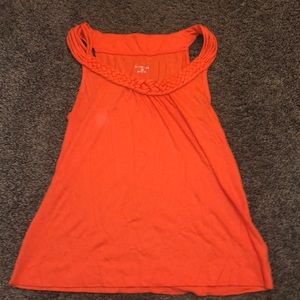 Summer orange tank top